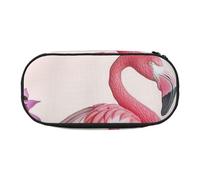 BNVSADC Flamingo Succulent Plants Printed Pencil Case Cute Pencil Bag Pen Pouch Large Stationery Organizer Makeup Bag for Teen Boys Girls School Students Office