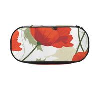 BNVSADC Flower Pattern Printed Pencil Case Cute Pencil Bag Pen Pouch Large Stationery Organizer Makeup Bag for Teen Boys Girls School Students Office