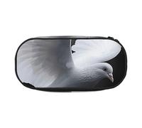 BNVSADC Flying Dove Printed Pencil Case Cute Pencil Bag Pen Pouch Large Stationery Organizer Makeup Bag for Teen Boys Girls School Students Office