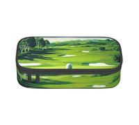 BNVSADC Golf Course Printed Pencil Case Cute Pencil Box Bag Pen Pouch Office School Stationery Organizer for School Travel Work