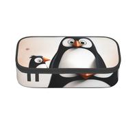 BNVSADC I Love Penguins Printed Pencil Case Cute Pencil Box Bag Pen Pouch Office School Stationery Organizer for School Travel Work