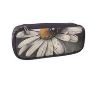 BNVSADC Ladybug Pattern Printed Leather Pencil Pen Case & Makeup Bag - Stylish Pencil Bag Stationery Organizer Pouch for School Office Travel