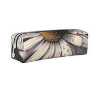 BNVSADC Ladybug Pattern Printed Pencil Case Leather Pencil Pouch Cute Stationery Pencil Pen Bag with Zipper for School Office Travel