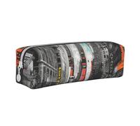BNVSADC Love from New York Printed Pencil Case Leather Pencil Pouch Cute Stationery Pencil Pen Bag with Zipper for School Office Travel
