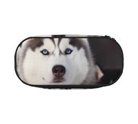 BNVSADC Lovely Husky Printed Pencil Case Cute Pencil Bag Pen Pouch Large Stationery Organizer Makeup Bag for Teen Boys Girls School Students Office