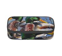 BNVSADC Mallard Duck 1 Printed Pencil Case Cute Pencil Box Bag Pen Pouch Office School Stationery Organizer for School Travel Work