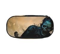 BNVSADC Many Zombie Printed Pencil Case Cute Pencil Bag Pen Pouch Large Stationery Organizer Makeup Bag for Teen Boys Girls School Students Office