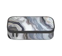 BNVSADC Marble Mural Printed Pencil Case Cute Pencil Box Bag Pen Pouch Office School Stationery Organizer for School Travel Work