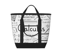 BNVSADC Math Geometry G alculus Print Lunch Bag Tote Bag for Women Men Reusable Insulated Lunch Cool Bag for Office School Picnic Beach