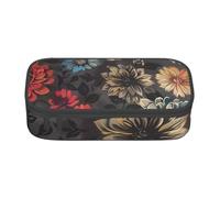 BNVSADC Modern Floral Printed Pencil Case Cute Pencil Box Bag Pen Pouch Office School Stationery Organizer for School Travel Work