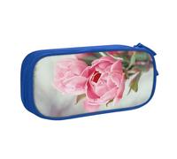 BNVSADC Outdoor Pretty Floral Printed Pencil Case Large Pen Bag Cute Pencil Box Pouch Office School Stationery Organizer for Girls Boys, Blue