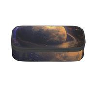BNVSADC Planet Printed Pencil Case Cute Pencil Box Bag Pen Pouch Office School Stationery Organizer for School Travel Work