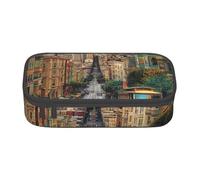 BNVSADC san Francisco Printed Pencil Case Cute Pencil Box Bag Pen Pouch Office School Stationery Organizer for School Travel Work