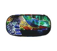 BNVSADC Sea Turtle 1 Printed Pencil Case Cute Pencil Bag Pen Pouch Large Stationery Organizer Makeup Bag for Teen Boys Girls School Students Office