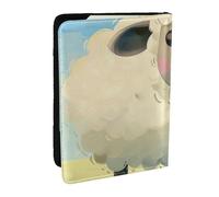 BNVSADC Sheep 1 Printed Passport Holder Travel PU Leather Passport Cover Case Organiser for Men Women, 6.5 inch