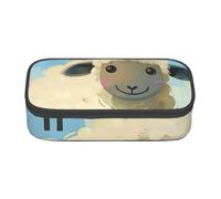 BNVSADC Sheep 1 Printed Pencil Case Cute Pencil Box Bag Pen Pouch Office School Stationery Organizer for School Travel Work