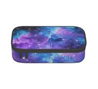 BNVSADC Space Colorful Clouds Printed Pencil Case Cute Pencil Box Bag Pen Pouch Office School Stationery Organizer for School Travel Work
