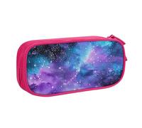BNVSADC Space Colorful Clouds Printed Pencil Case Large Pen Bag Cute Pencil Box Pouch Office School Stationery Organizer for Girls Boys, Pink