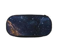 BNVSADC Starry Night Deep Outer Space Printed Pencil Case Cute Pencil Bag Pen Pouch Large Stationery Organizer Makeup Bag for Teen Boys Girls School Students Office