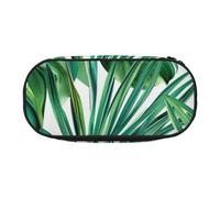 BNVSADC Tropical Palm Banana Leaves Printed Pencil Case Cute Pencil Bag Pen Pouch Large Stationery Organizer Makeup Bag for Teen Boys Girls School Students Office