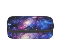 BNVSADC Universe Galaxy Star Space Printed Pencil Case Cute Pencil Box Bag Pen Pouch Office School Stationery Organizer for School Travel Work