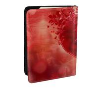 BNVSADC Valentine's Day Printed Passport Holder Travel PU Leather Passport Cover Case Organiser for Men Women, 6.5 inch