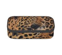 BNVSADC Wild Leopard Animal Printed Pencil Case Cute Pencil Box Bag Pen Pouch Office School Stationery Organizer for School Travel Work