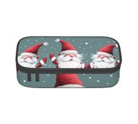 BNVSADC Xmas Funny Gnomes Printed Pencil Case Cute Pencil Box Bag Pen Pouch Office School Stationery Organizer for School Travel Work