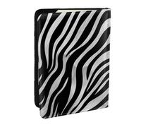 BNVSADC Zebra-Print Printed Passport Holder Travel PU Leather Passport Cover Case Organiser for Men Women, 6.5 inch