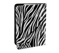 BNVSADC Zebra Print Printed Passport Holder Travel PU Leather Passport Cover Case Organiser for Men Women, 6.5 inch