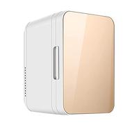 BNVXR Mini Fridge Noiseless 8L Car Fridge Compact Mini Refrigerator Fridge Portable Foods Medications Makeup Storage Cooler and Warmer Single Door Mini Freezer for Cars