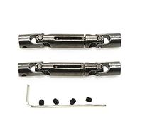 Bnwoinb 2Pcs Metal Drive Shaft CVD for WPL D12 C14 C24 B16 B36 B24 MN D90 MN99S MN-90 Henglong RC Car Upgrade Parts Accessories, Titanium, 500170691
