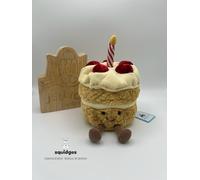 BNWT 100% Genuine Jellycat Medium Amuseables Birthday Cake & Hangtag Protector