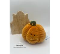 BNWT 100% Genuine RETIRED Jellycat Vivacious Pumpkin & Hangtag Protector