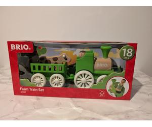 Bnwt Brio My Home Town - Farm Train Set Gift