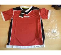 bnwt DERBYSTAR Brilliant Children's Football sports Shirt red black 116/128cm