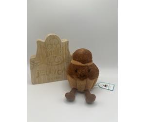BNWT Genuine Jellycat Amuseables Brigitte Brioche & Hangtag Protector