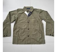 BNWT Polo Ralph Lauren Classic Fit Garment Dyed Sage Green Over shirt RRP£189.L