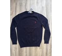 BNWT Polo Ralph Lauren Crewneck Cotton Size S Navy Jumper.RRP£185
