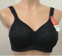 BNWT Triumph Doreen +Cotton 01 Non Wired, Full Cup, Support Bra In Black