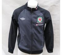 BNWT Umbro Wales Cymru XL Woven Training Jacket Top Mens Black Grey RRP £45