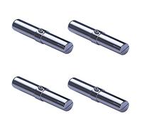 BNXTF Aluminum alloy Clothes Rail Tube Connector Display Rack Fasteners Shelf Fixture for 25mm Diameter Round Pipe, Pipe joint fasteners -4 Pcs (Size : Internal connection)