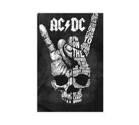bnyesa ACDC Rock Band Poster 5 Canvas Poster Bedroom Decor Landscape Office Room Decor Gift 12x18inch(30x45cm)