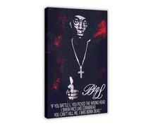 bnyesa Big L The Album Devil Son Hiphop Rapper Autograph Poster Canvas Poster Wall Art Decor Print Picture Paintings for Living Room Bedroom Decoration 08x12inch(20x30cm)