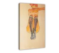 bnyesa Exclusive Art Painter Egon Schiele Aesthetic Poster 9 Canvas Poster Bedroom Decor Landscape Office Room Decor Gift 08x12inch(20x30cm)