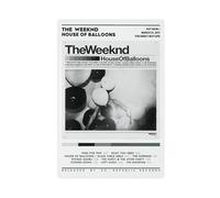 bnyesa Exclusive Art Singer Weeknd Music Cover House of Balloons Poster Canvas Poster Wall Art Decor Print Picture Paintings for Living Room Bedroom Decoration 16x24inch(40x60cm)