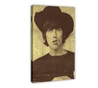 bnyesa George Poster & Harrison The Beatles Lead Guitarist Poster Canvas Poster Bedroom Decor Landscape Office Room Decor Gift 08x12inch(20x30cm)