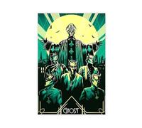 bnyesa Ghost Swedish Rock Band Poster Canvas Poster Wall Art Decor Print Picture Paintings for Living Room Bedroom Decoration 08x12inch(20x30cm)