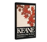 bnyesa Keane - Somewhere Only We Know Song Cover Dormitory Bedroom Wall Art Deco Poster Canvas Poster Wall Art Decor Print Picture Paintings for Living Room Bedroom Decoration 12x18inch(30x45cm)