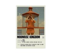 bnyesa MOONRISE KINGDOM 2012 Movie Poster Canvas Poster Wall Art Decor Print Picture Paintings for Living Room Bedroom Decoration 08x12inch(20x30cm)